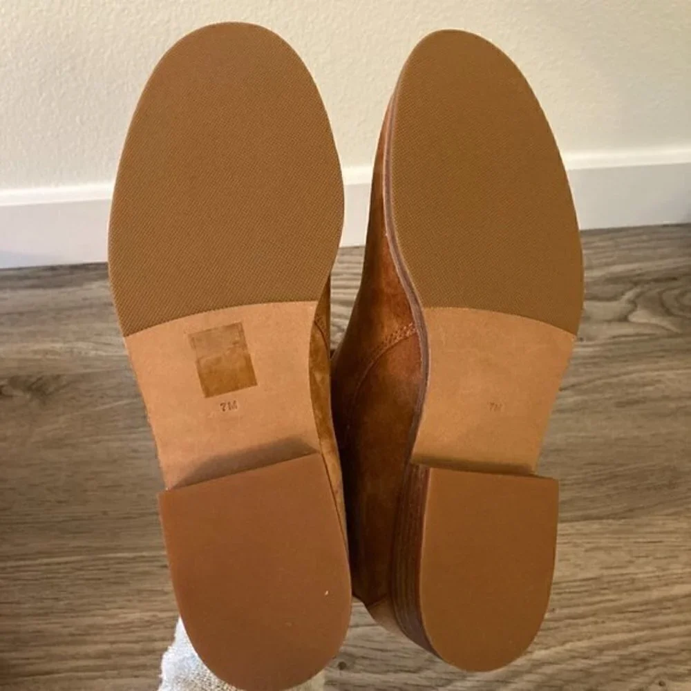 Tory Burch Brooke Ankle Suede Buckle Boot Size 7 NEW